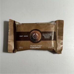 THE BODY SHOP Coconut Bar Soap with Cold-Pressed Coconut Oil 3.5 oz New